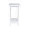 International Concepts Rectangle 24 in X-Sided Plant Stand Snow, 12 W, 12 L, 24 in H, Wood, White OT08-3071X - alternate 2